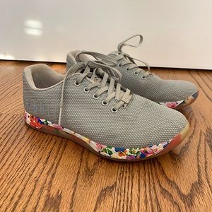 NOBULL Grey Daisy Trainers
